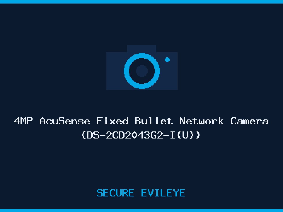 4MP AcuSense Fixed Bullet Network Camera (DS-2CD2043G2-I(U))